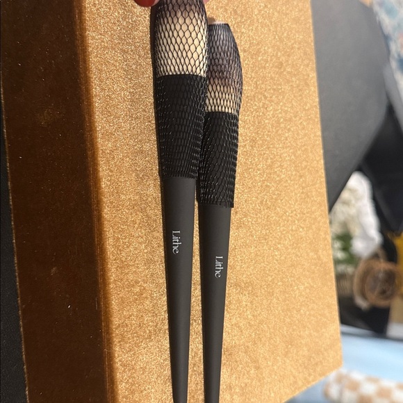 NIB•Natasha Denona Golden Highlighter Trio•Set of 2 Blush Brushes With Purchase - Picture 5 of 5